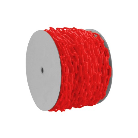 Cadena plástica Delimitadora Roja