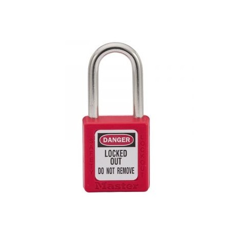 Candado termoplástico Master Lock 410RED