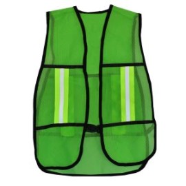 Chaleco de Malla Verde con Reflejante