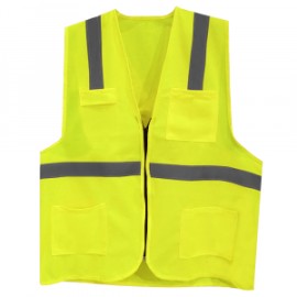 Chaleco de poliéster Lima con Reflejante