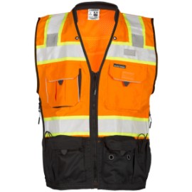 Chaleco Kishigo S5003 Naranja Black Series